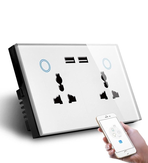 Wi-Fi Double Smart USB Wall Socket - Image 3
