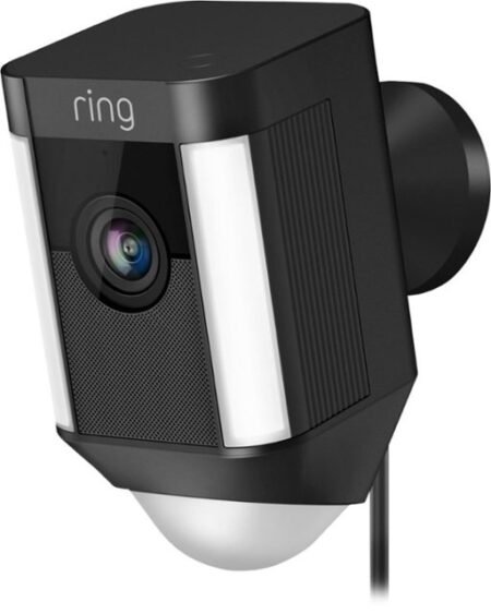 Ring Spotlight Hardwired Cam - Black