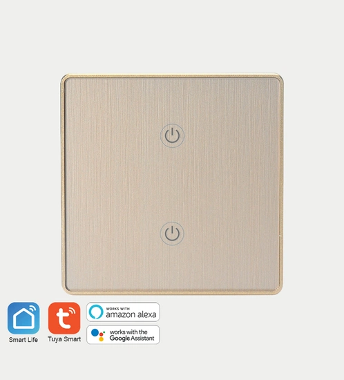 FD WiFi Smart Touch Switch - Gold - Image 2